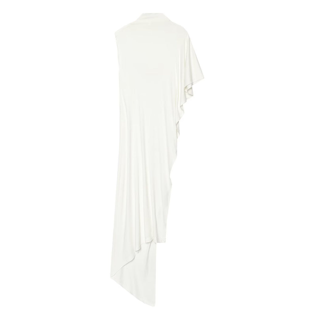 Women's new asymmetric long style pleated top