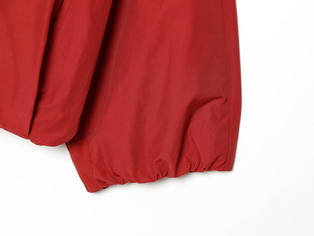 Women's loose cotton windbreaker Coat