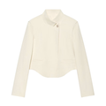 Women's short standing collar Blazer Coat