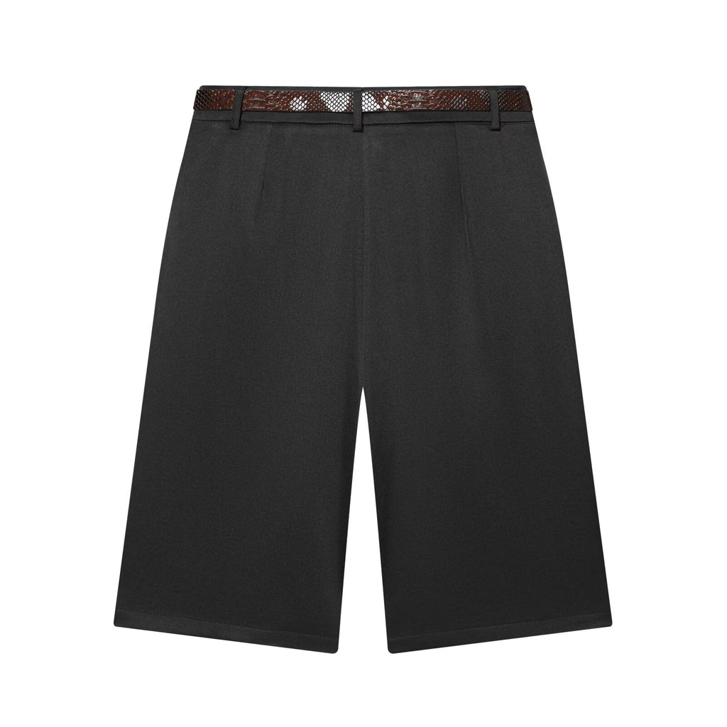 Women's With Belt casual Long style shorts