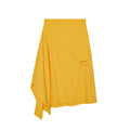 Women's pocket decoration casual MIDI skirt