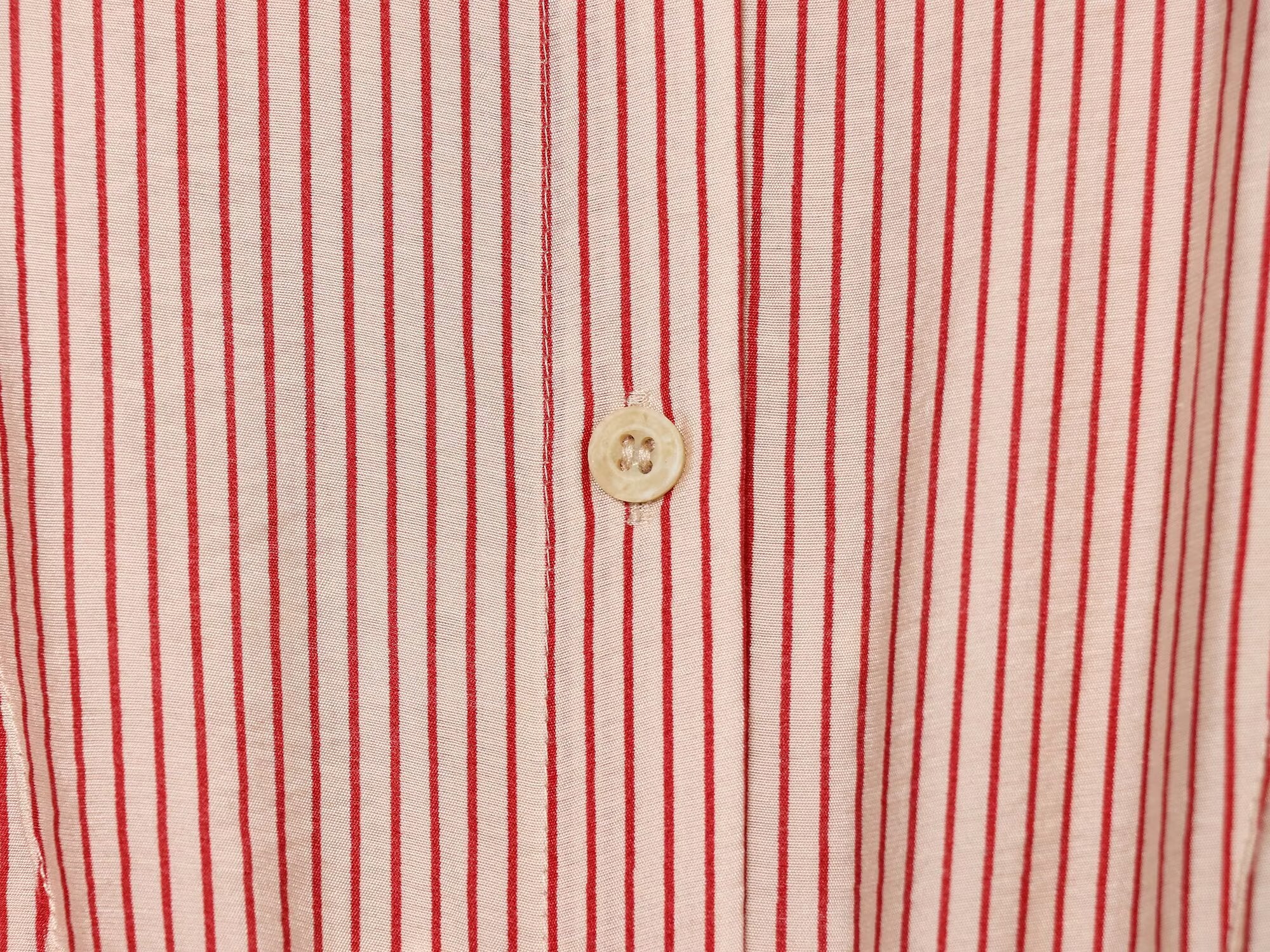 Women's knot decoration striped shirt