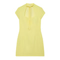 Women's bow decoration slim mini dress