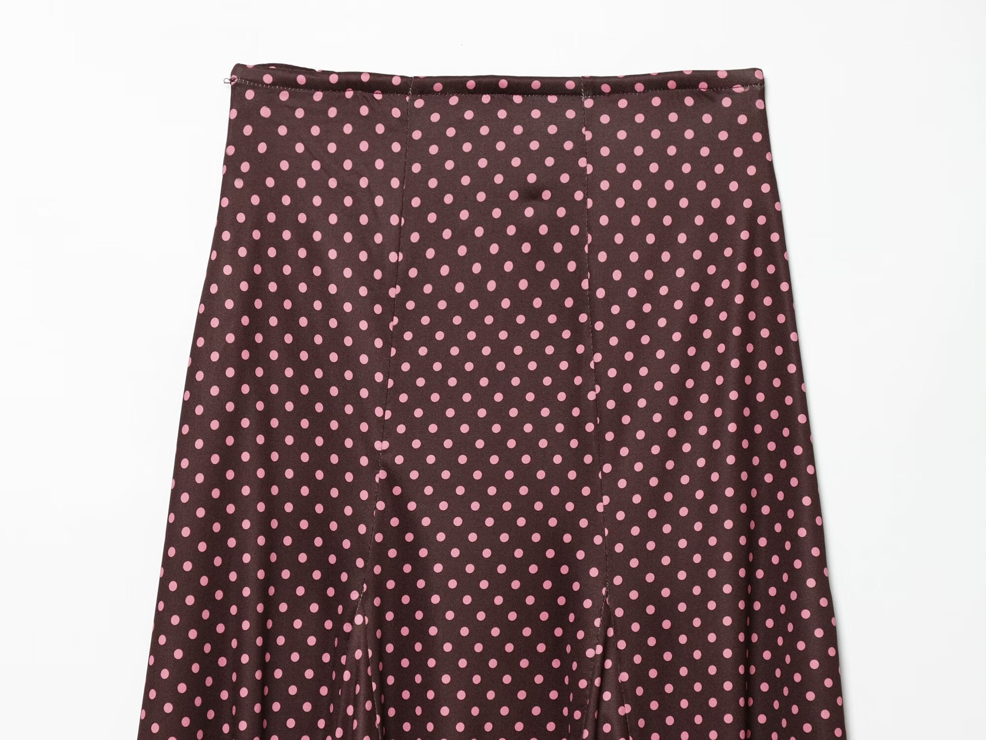 2026 suit Women's 2 pieces polka dot MIDI skirt+Hanging neck top