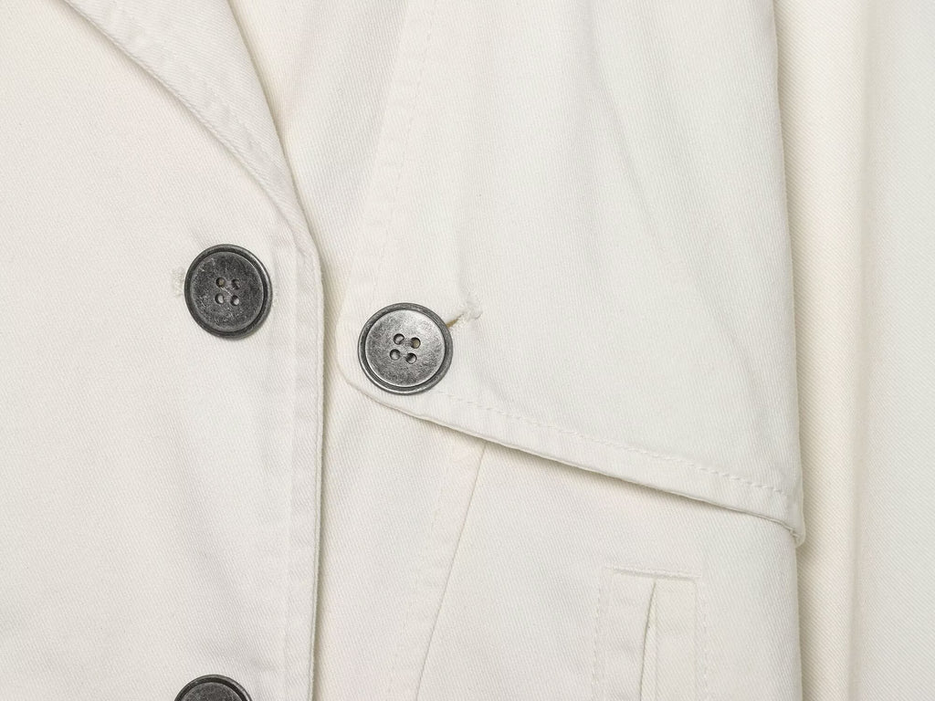 Women's breasted decorative short lapel Coat