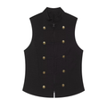 Women's sleeveless double breasted shirt