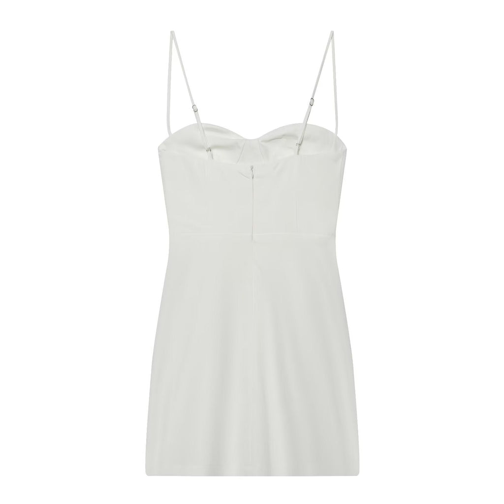 Women's slim backless suspender mini dress