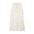 Women's layered decorated sleeveless dress