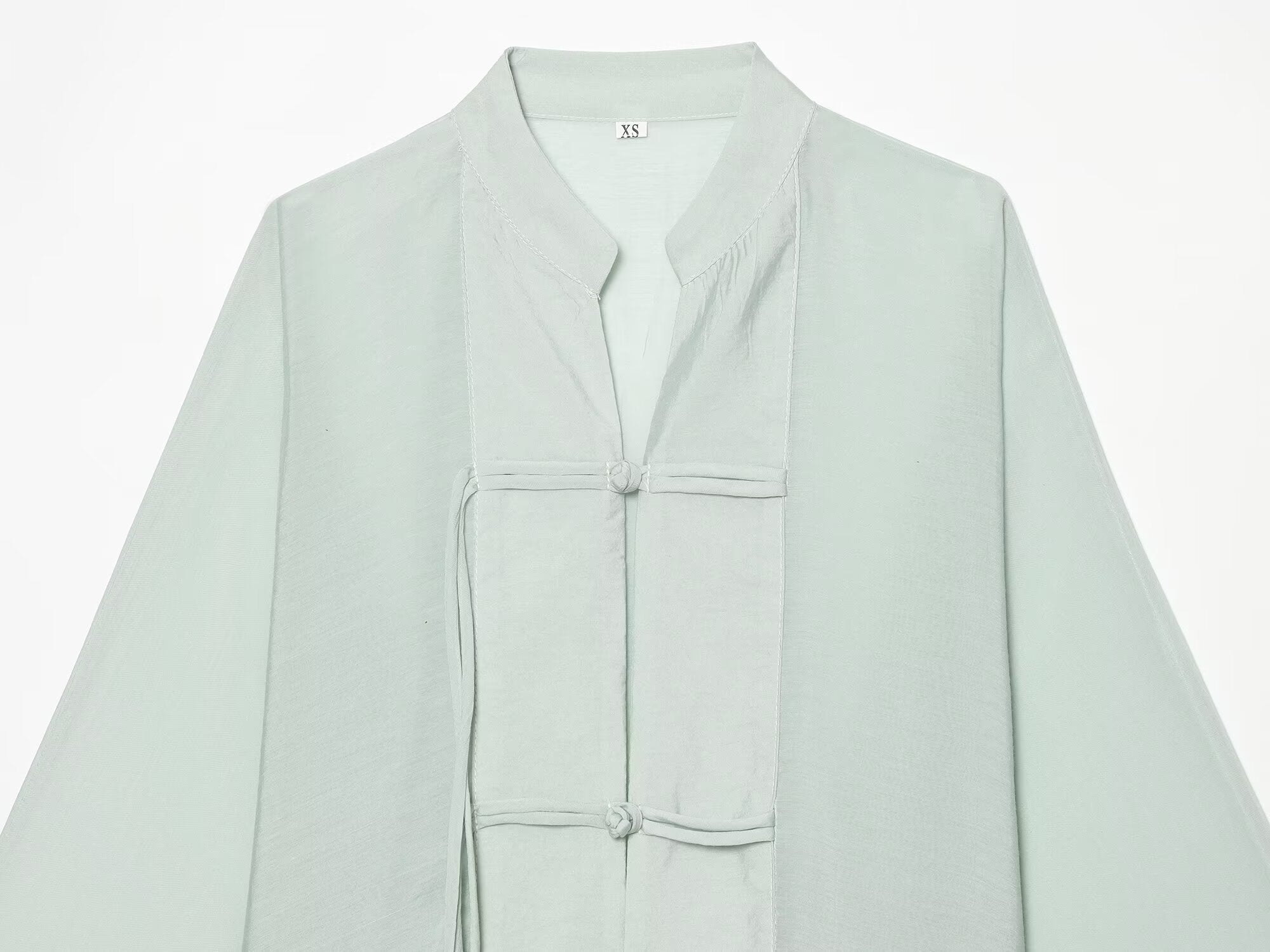 Women's knot-decorated drop-style shirts