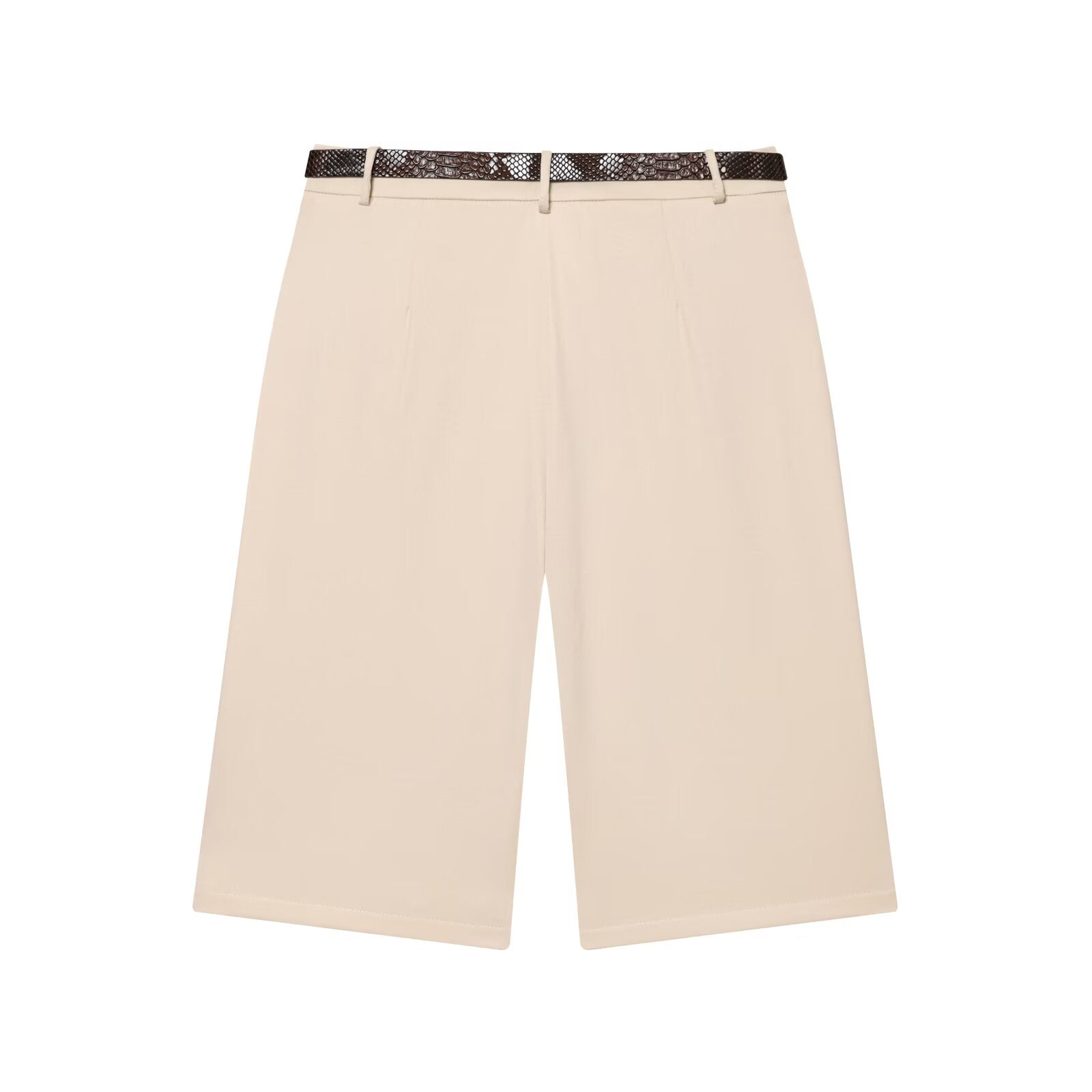 Women's With Belt casual Long style shorts