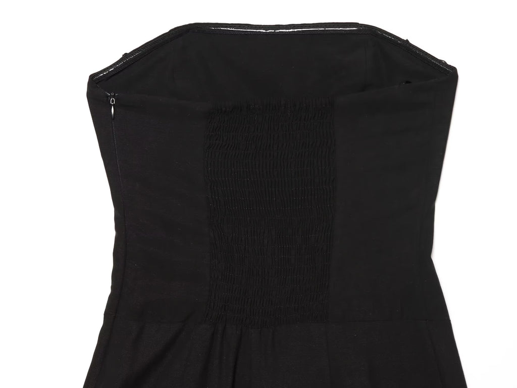 Women's strapless loose MIDI jumpsuit