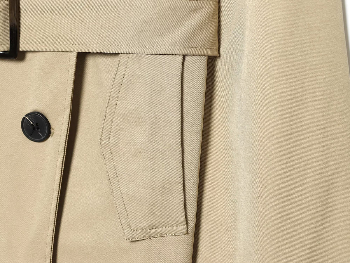 Women's with belt trench coat style jacket Coat
