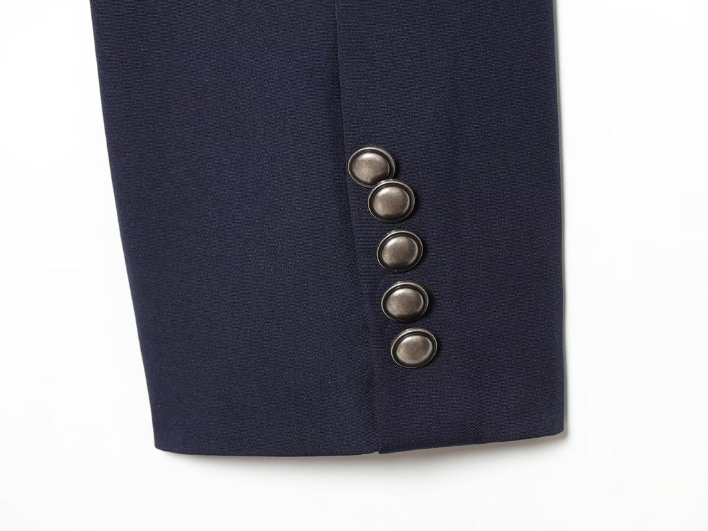 Women's Rope knot Decorated Fitted Short Coat