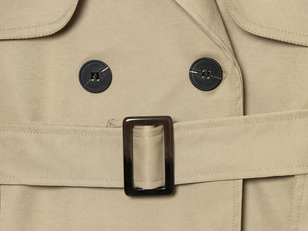 Women's with belt trench coat style jacket Coat