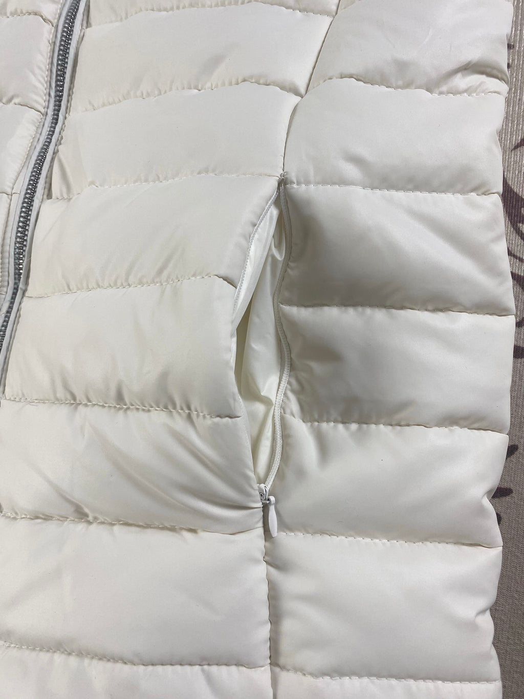 Women's new embroidered zipper cotton-padded jacket vest