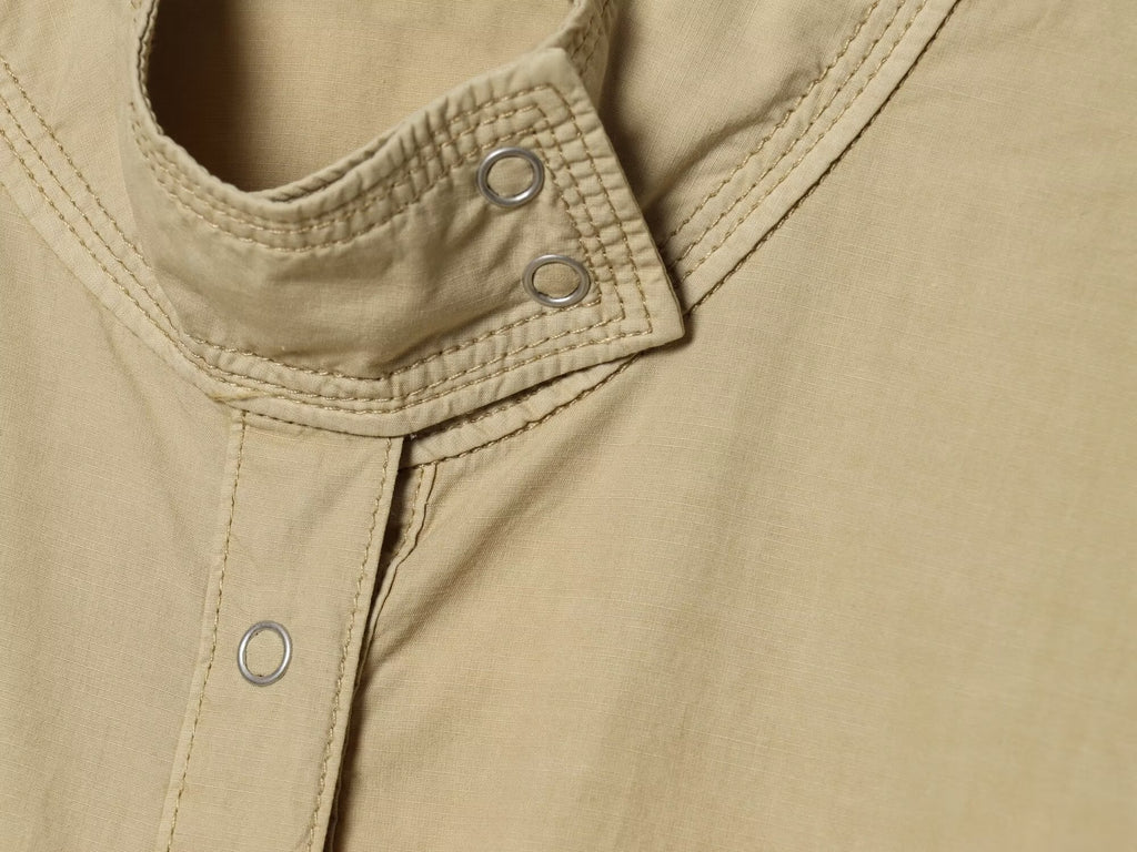Women's washed effect poplin jacket Coat
