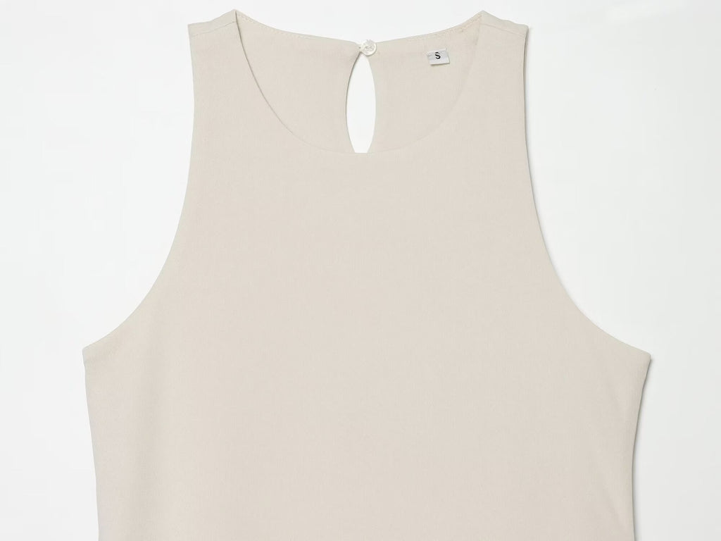 Women's patchwork halter neck dress