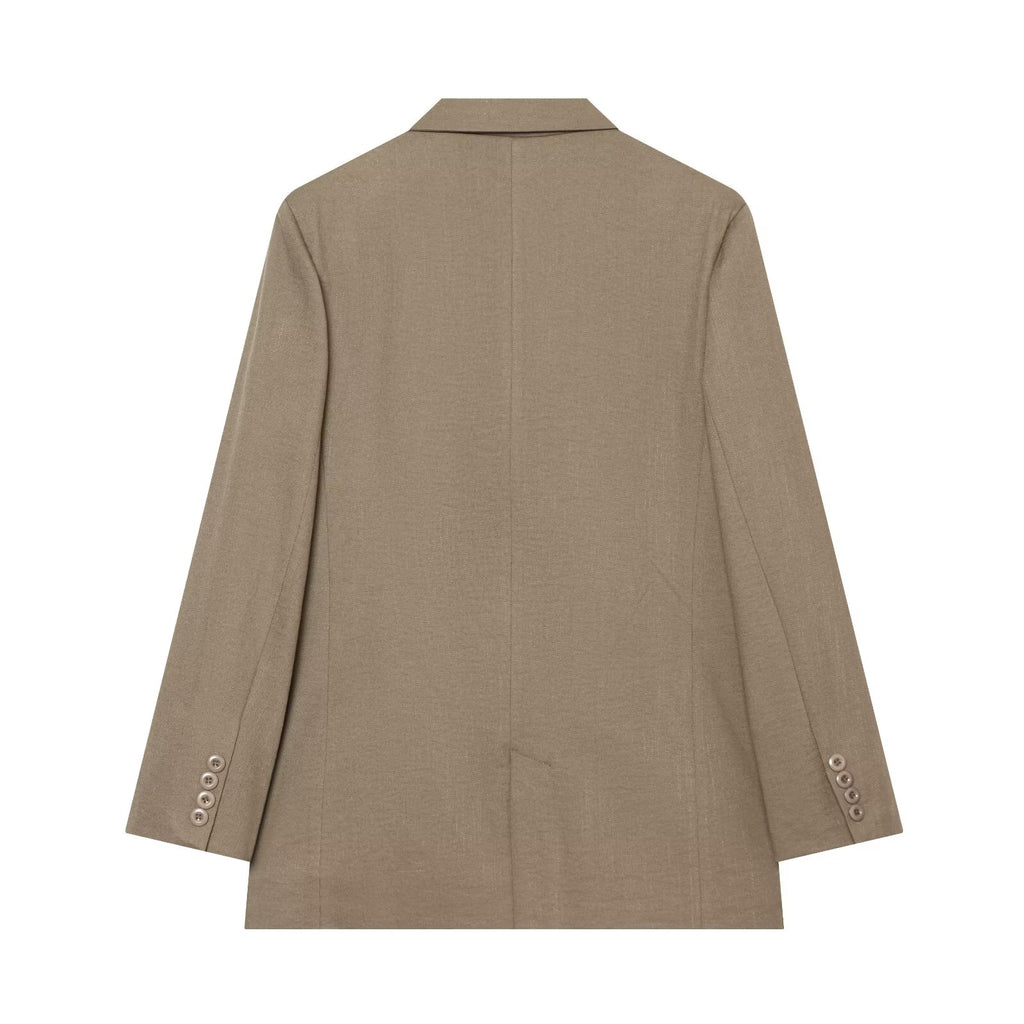 Women's flip cover decoration loose Blazer Coat