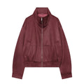 Women's casual stand collar pilot jacket Coat