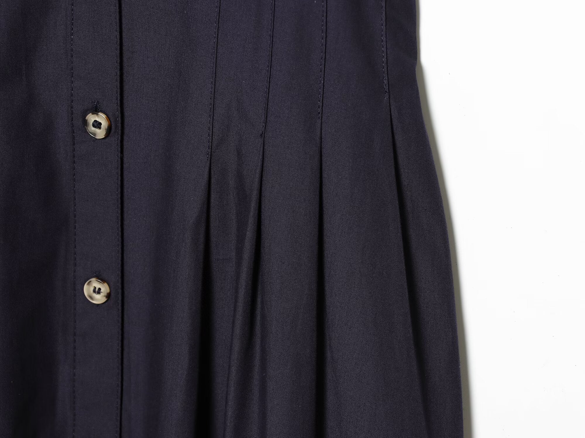 Women's Lapel bubble sleeve MIDI dress