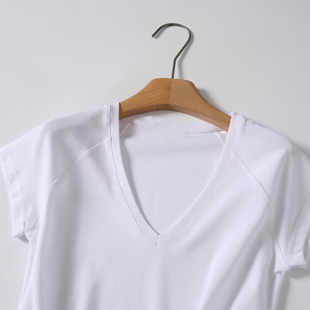 Women's casual versatile V-neck T-shirt