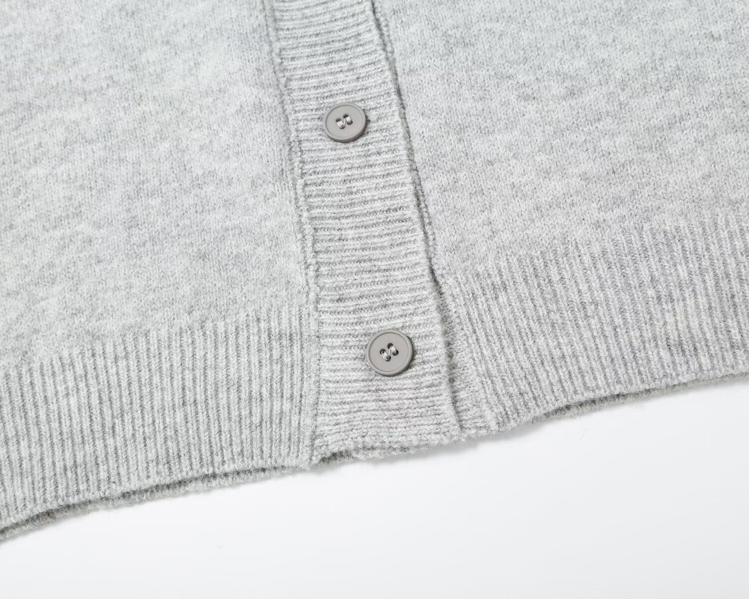 Women's doll collar breasted knitted cardigan