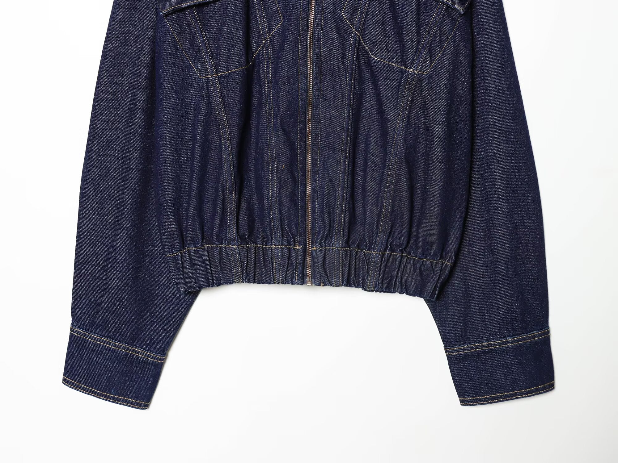 Women's casual denim pilot jacket Coat