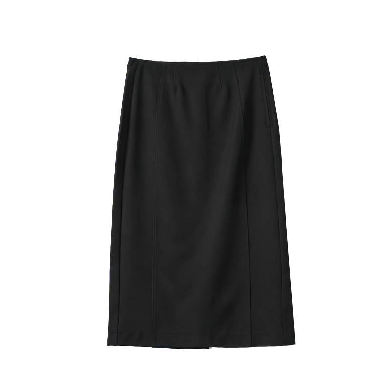 Women's casual versatile straight MIDI skirt