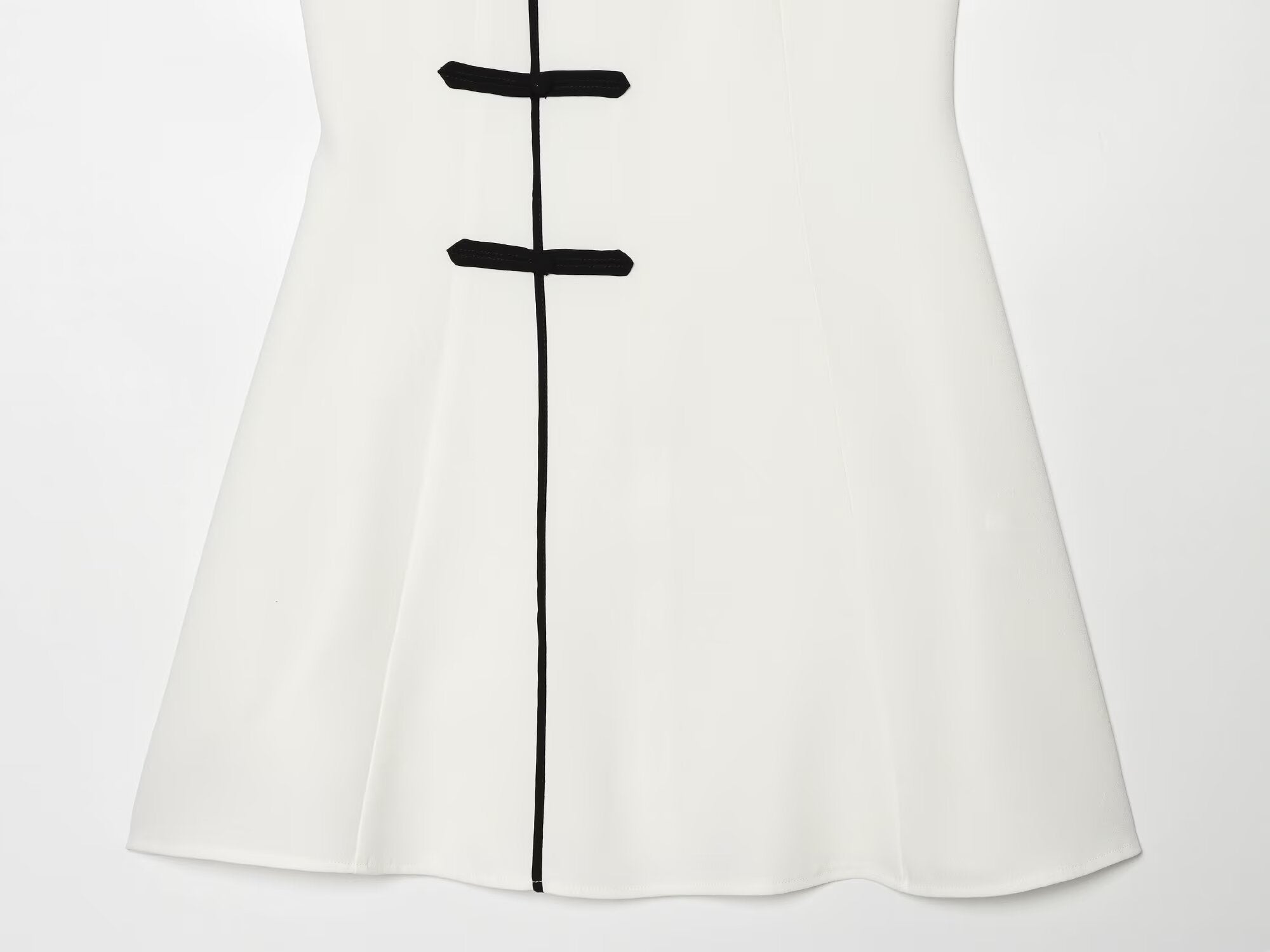 Women's rope knot buckle slim dress
