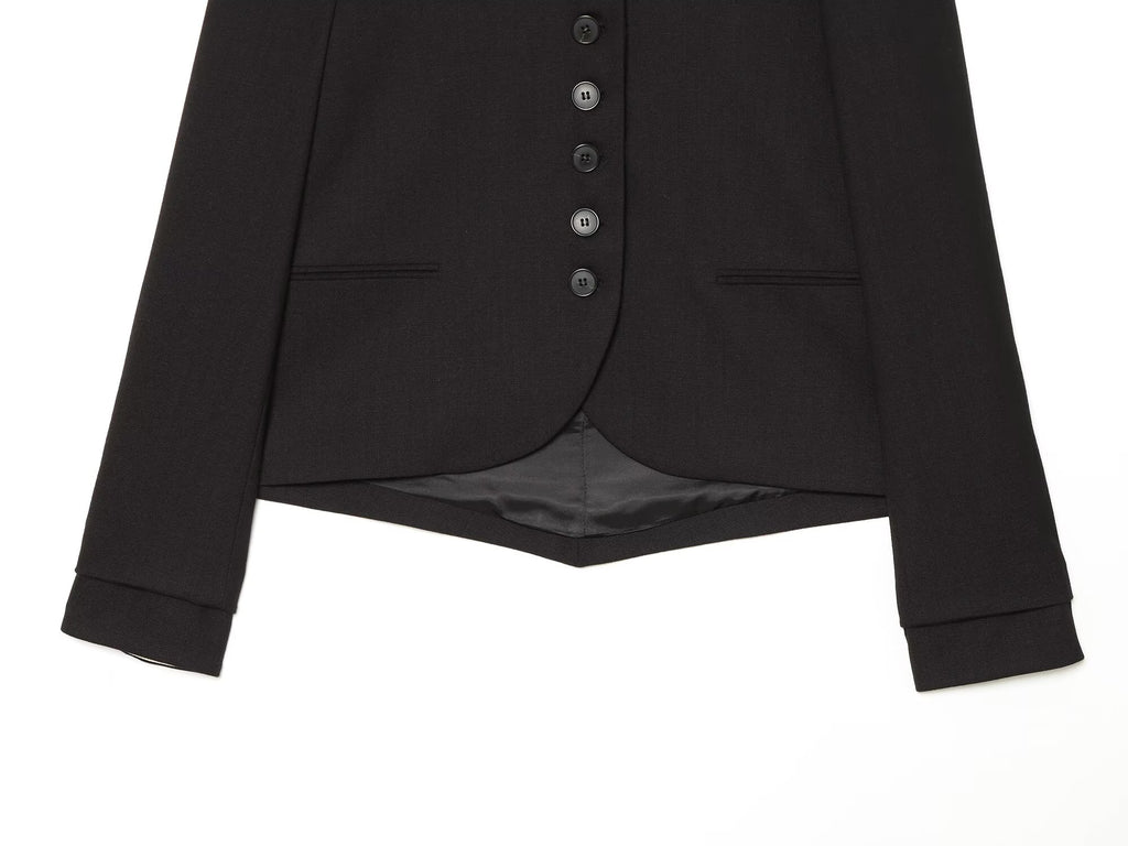 suit Women's 2 pieces button decoration Straight cut Blazer Coat +Pants