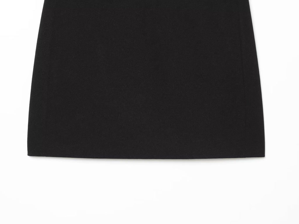 Women's slim O Neck short sleeved mini dress