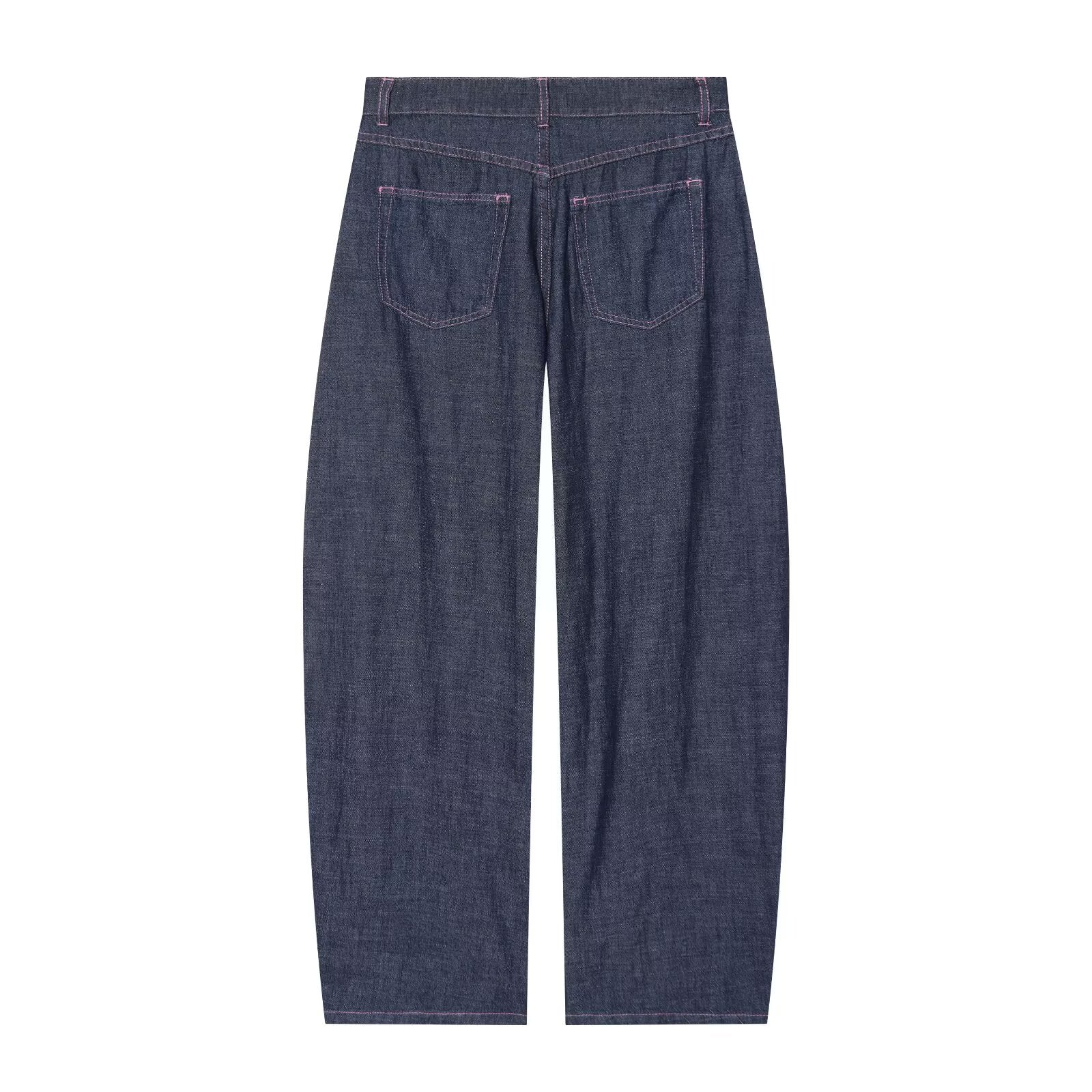 suit Women's 2 pieces casual Lapel denim shirt+denim bucket pants