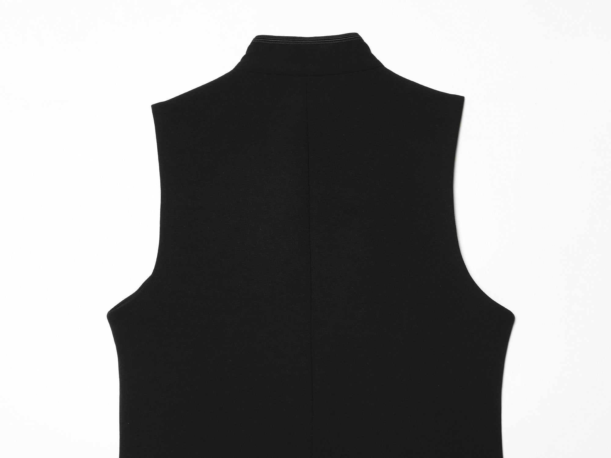 Women's rope knot decorative standing collar vest
