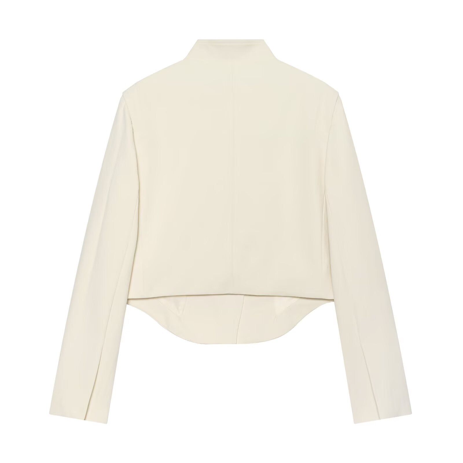 Women's short standing collar Blazer Coat