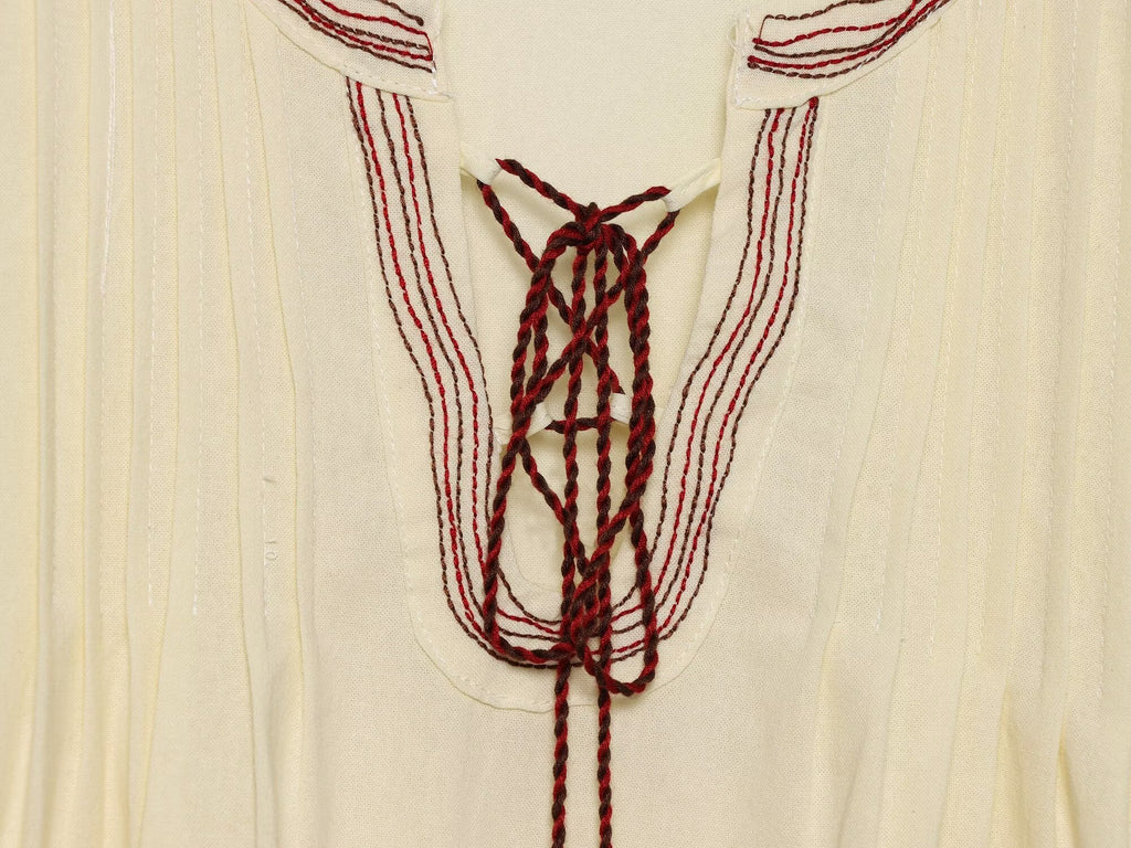 2026 Women's tassel decorated embroidered shirt
