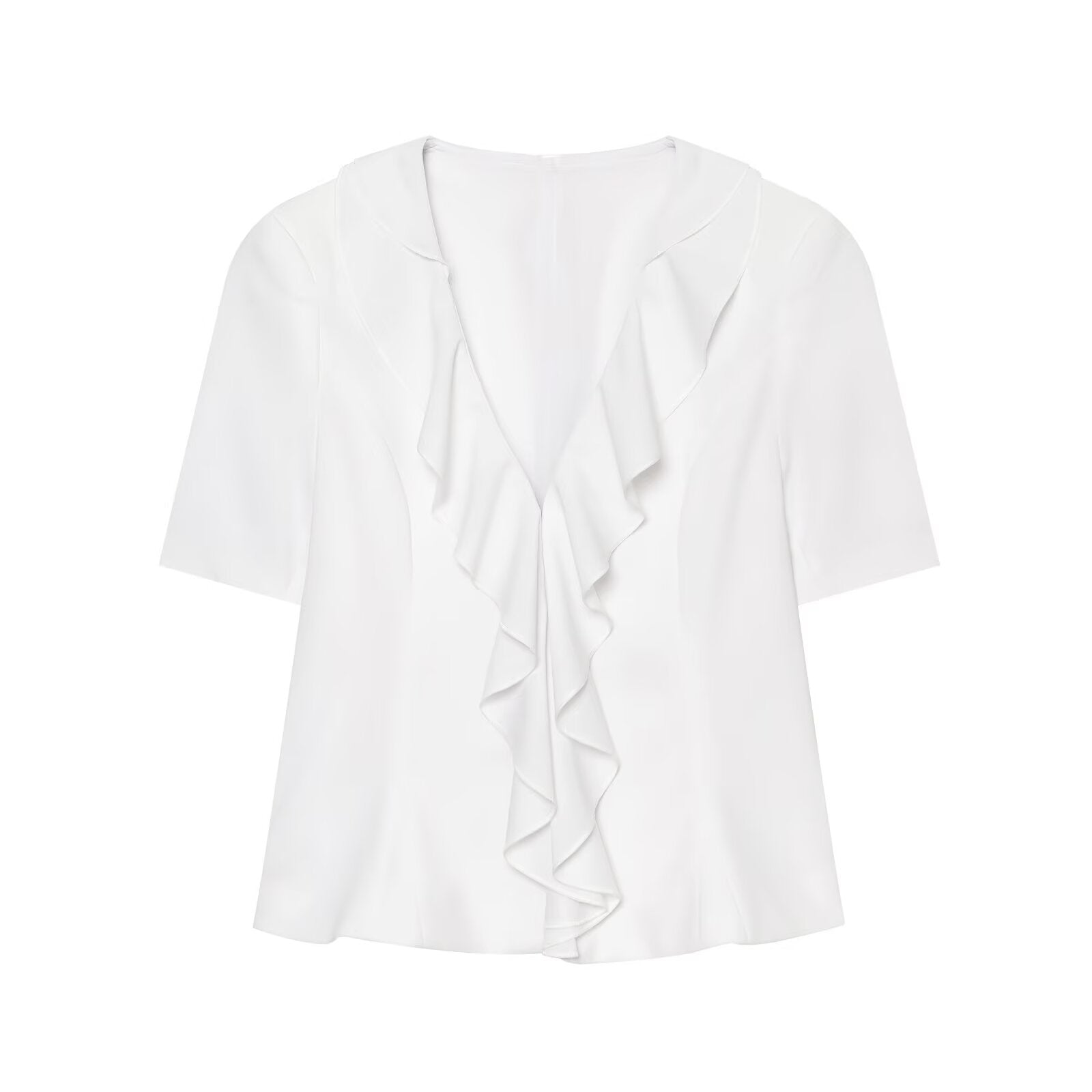 Women's layered decorative short sleeved Blazer Coat