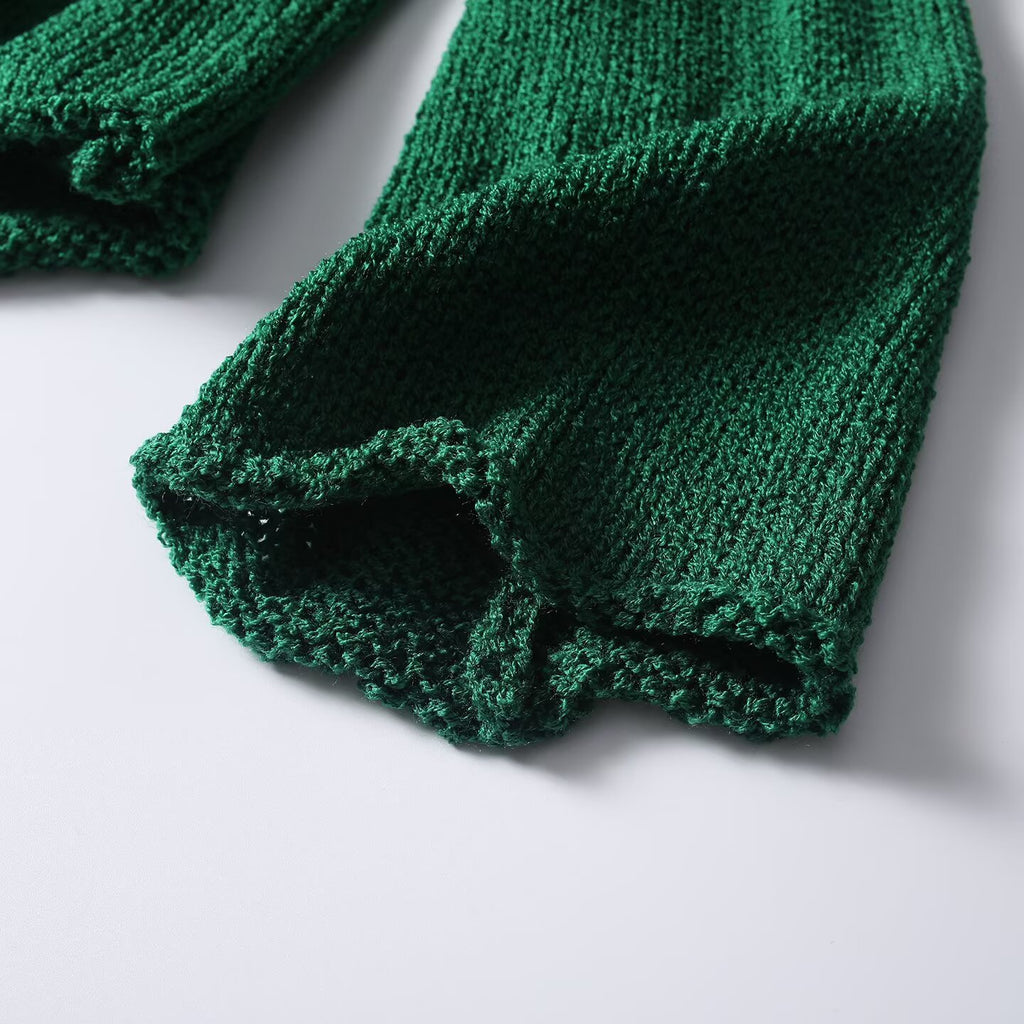Women's casual versatile V-neck knitted sweater