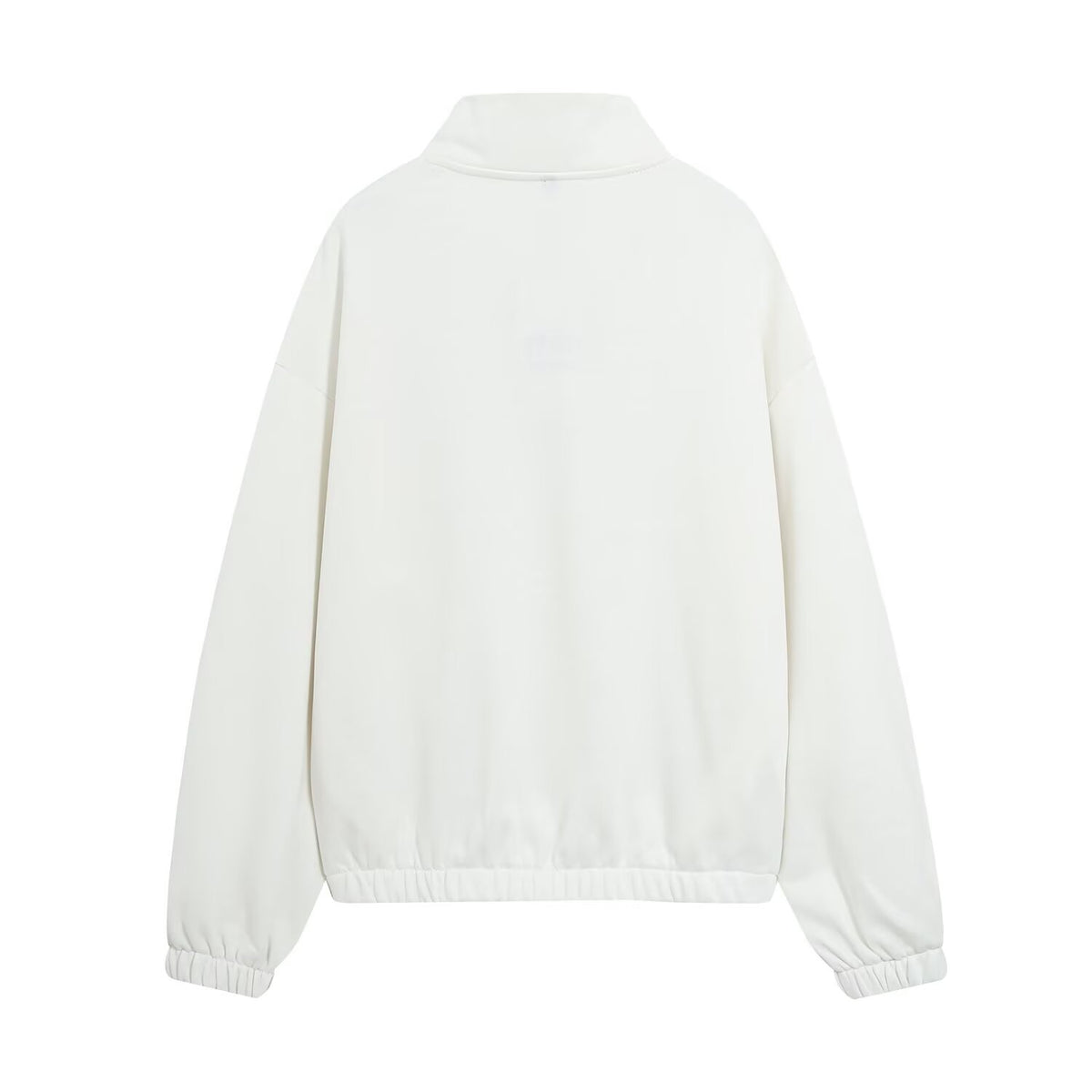 Women's casual versatile zipper sweatshirt