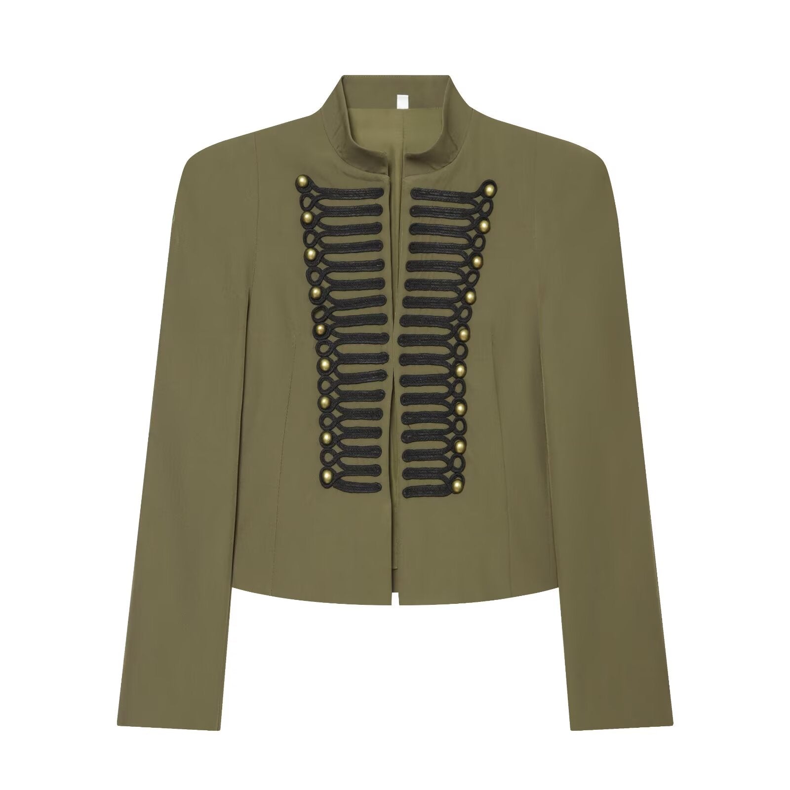 Women's with shoulder pads slim Blazer Coat