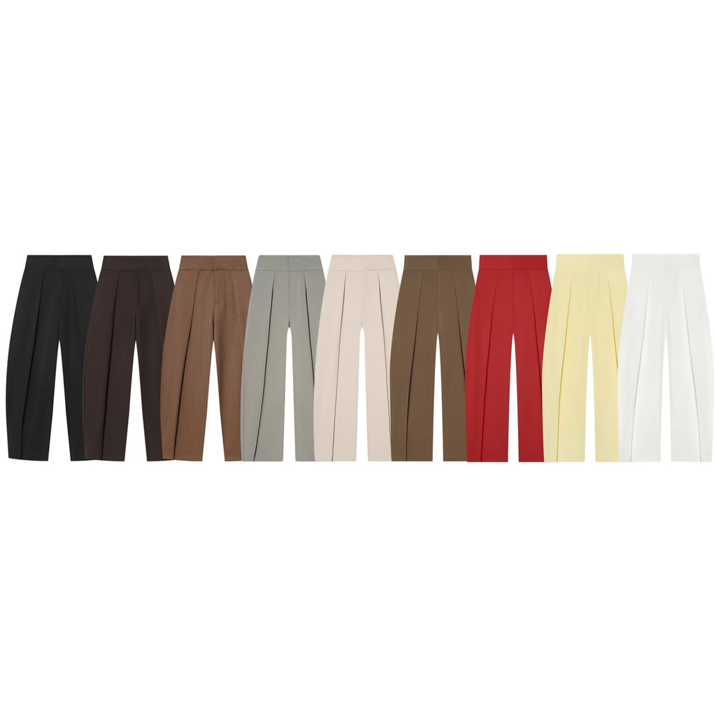 Women's balloon version casual pleated pants