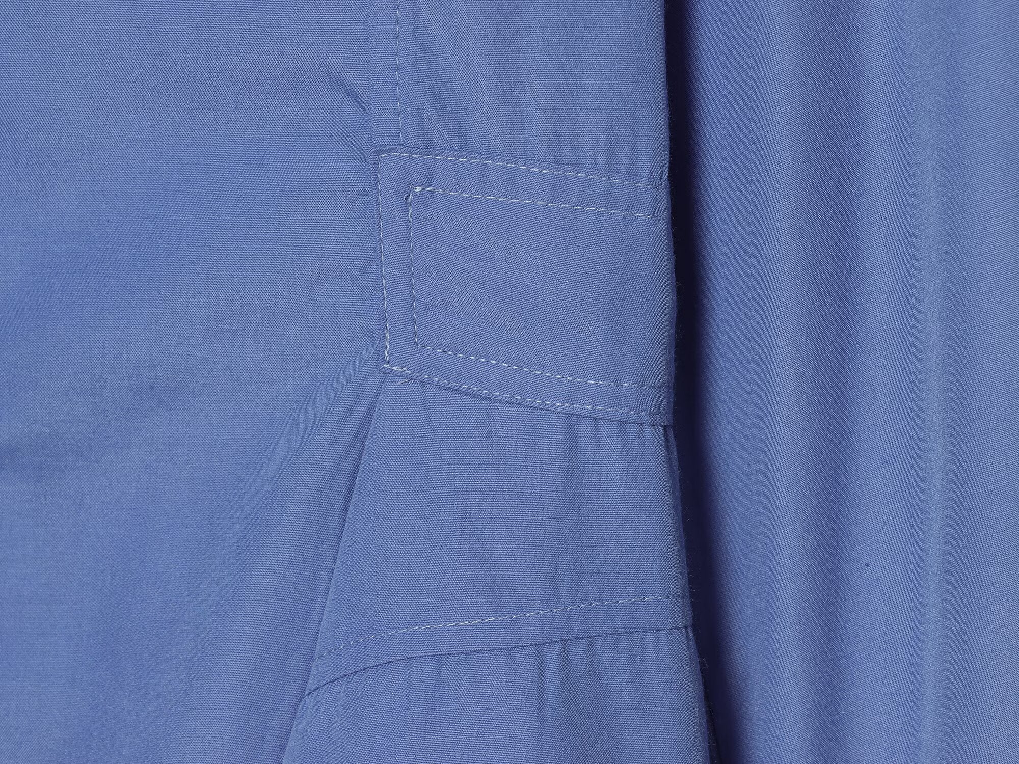 Women's short skirt style hemline poplin shirt