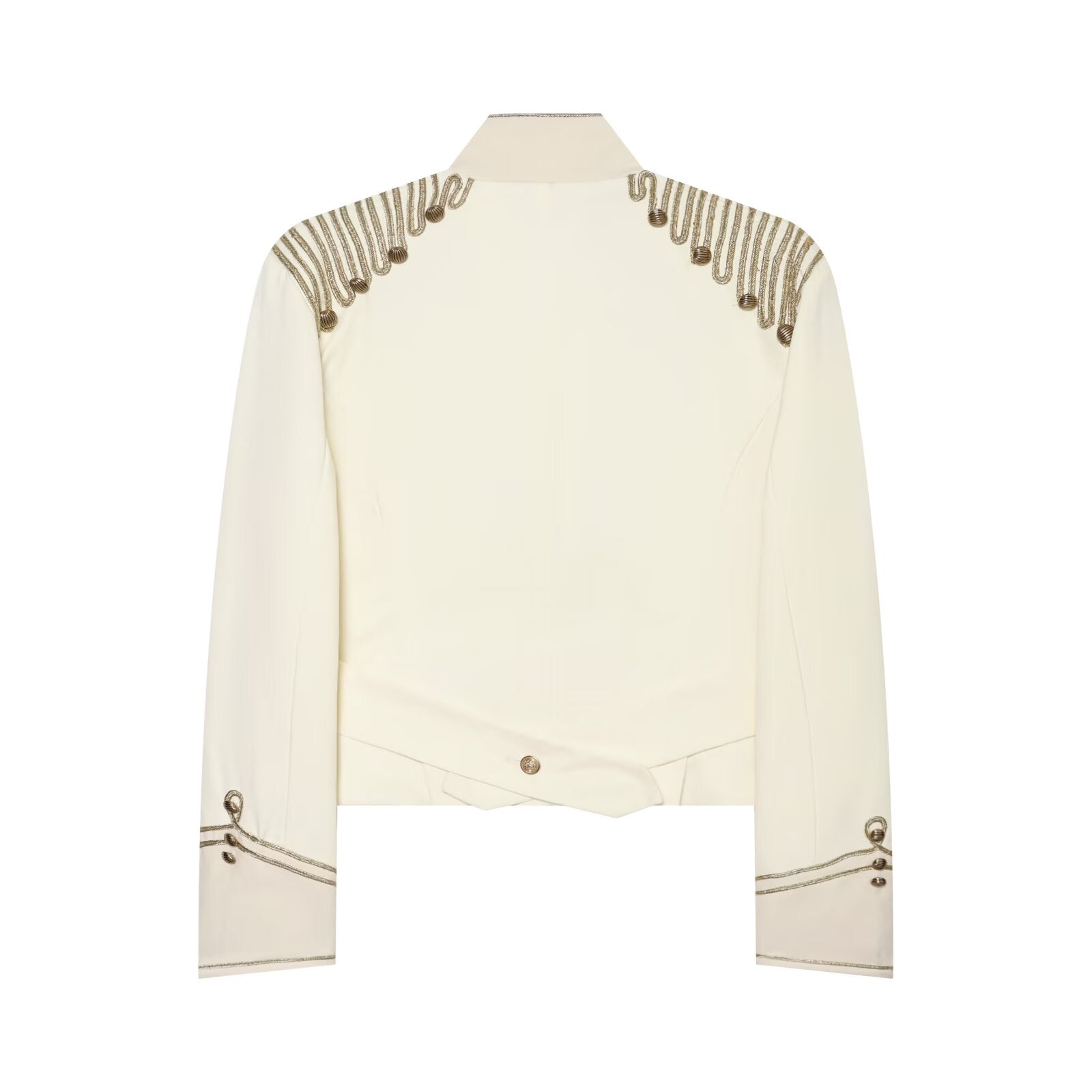 Women's rope knot buckle decorative short Coat