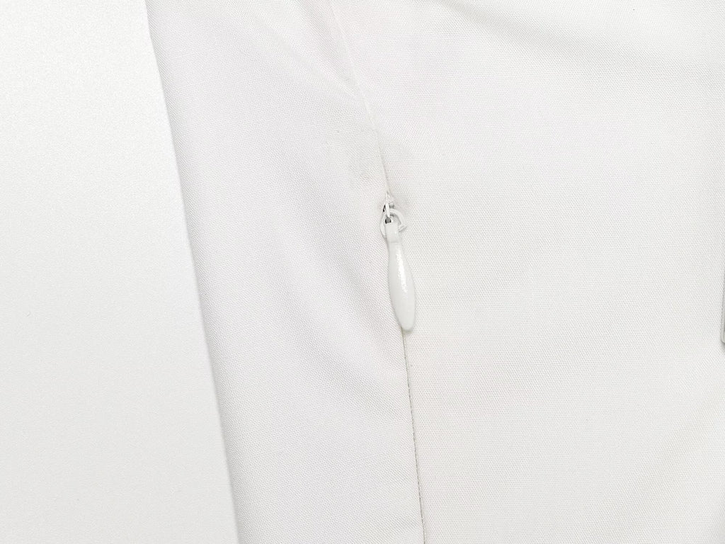 Women's backless bow decoration poplin top