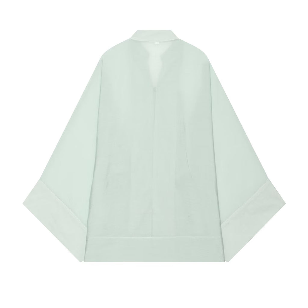 Women's knot-decorated drop-style shirts