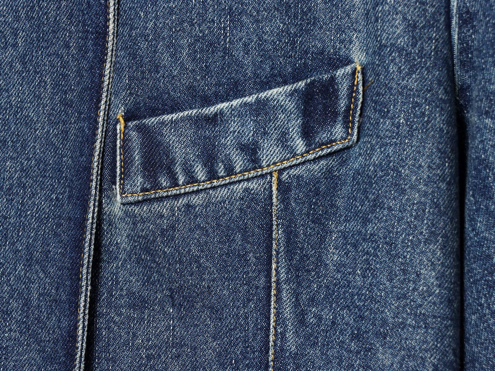 Women's short sleeved stand collar denim Blazer Coat