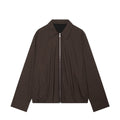 Women's loose plaid pilot jacket Coat