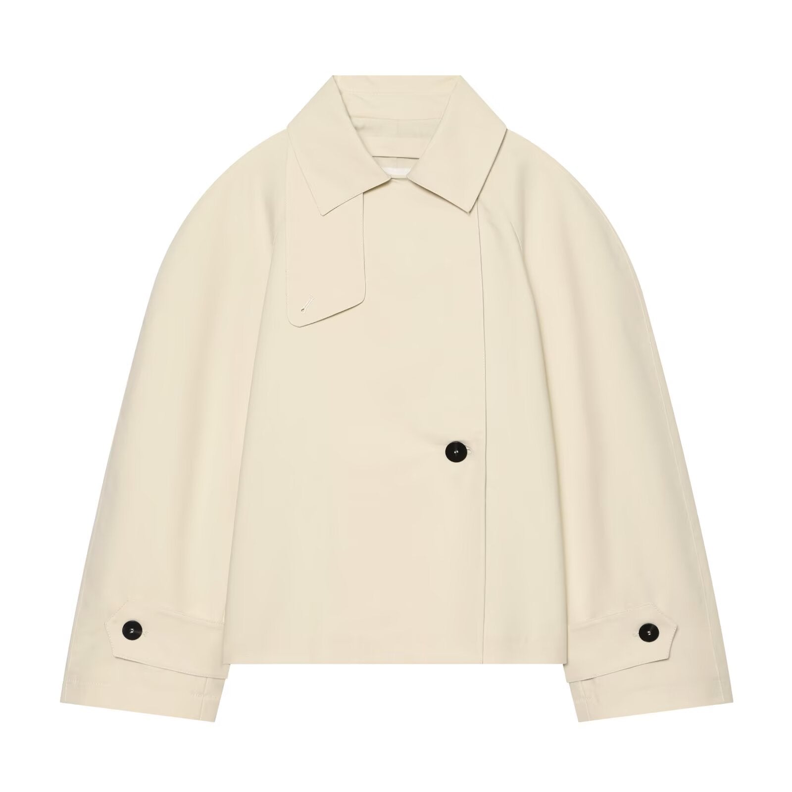 Women's loose short windbreaker Coat