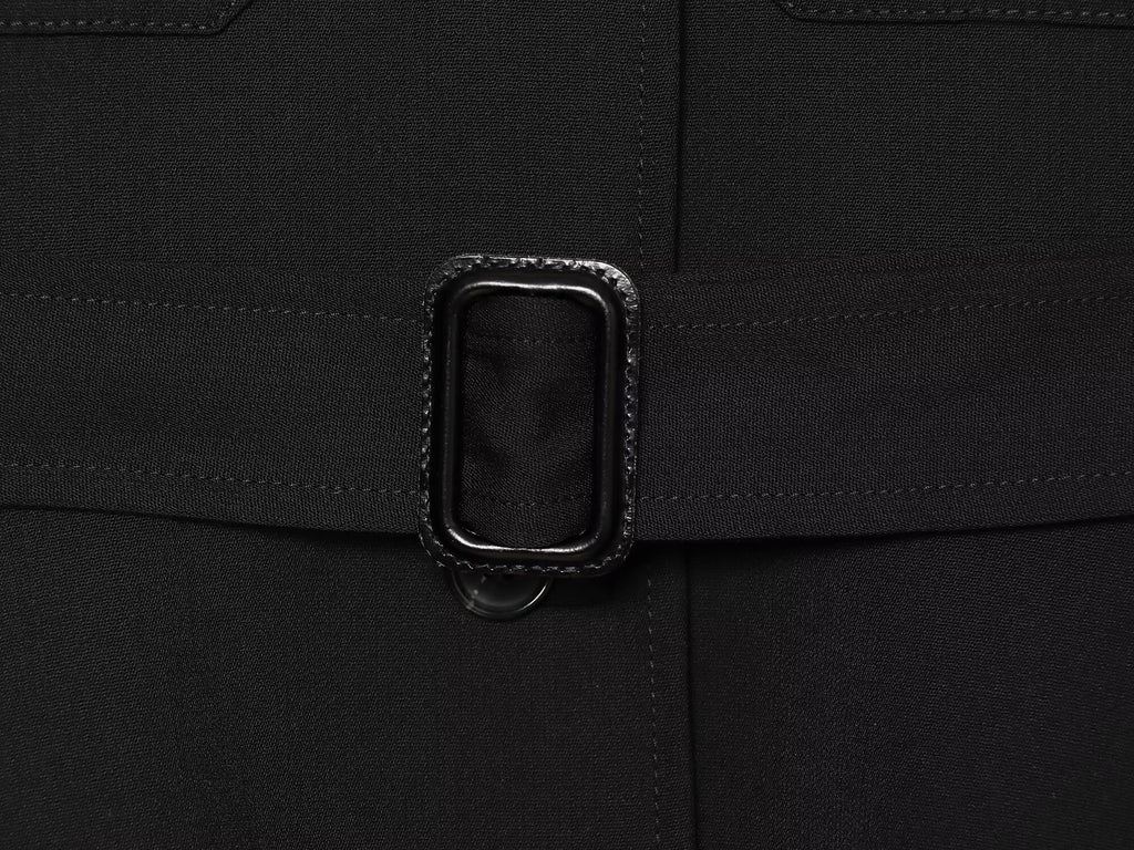 Women's With Belt round neck buckle jacket