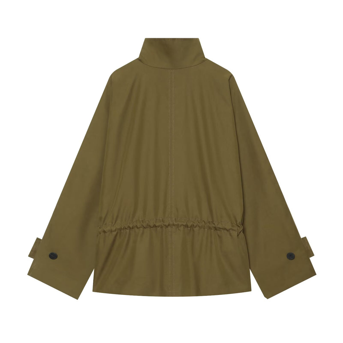 Women's with drawstring loose parka Coat
