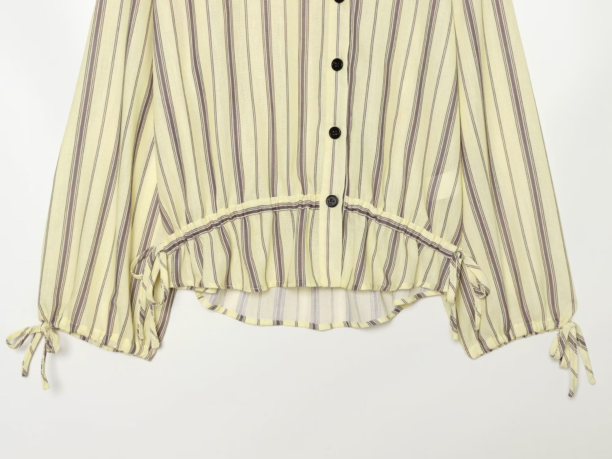 suit Women's 2 pieces casual striped linen blend Coat+Pants
